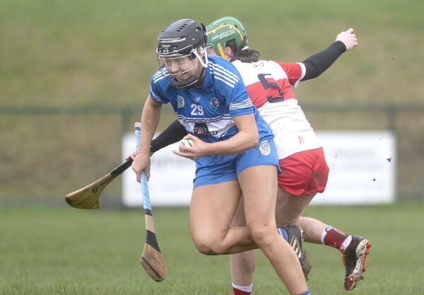 Aoife Finlay (Laois) breaking against Derry Photo: Denis Byrne Aoife Finlay (Laois) breaking against Derry Photo: Denis Byrne