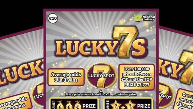 <p>A sample of one of many National Lottery Scratch Cards </p>