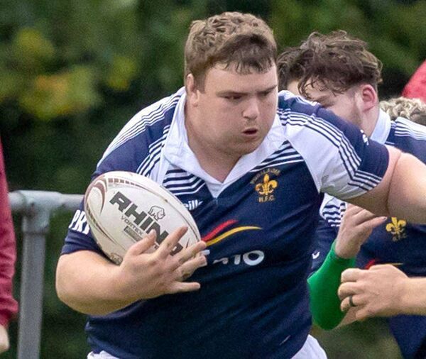 Paddy Coss crossed the whitewash for Portlaoise against Midland Warriors	Photo: Alf Harvey