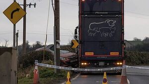 Two teenagers die following collision between lorry and car in Donegal