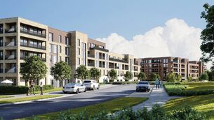 <p>An artist's impression of the new apartments</p>