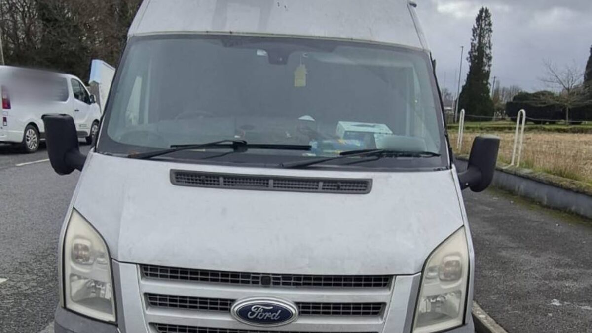Gardaí in Laois seize van ‘held together by string’