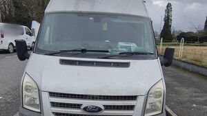 Gardaí in Laois seize van ‘held together by string’