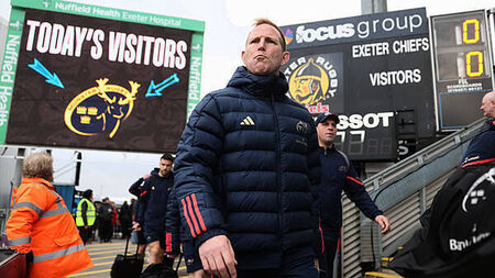 Mike Prendergast to depart Munster at the end of the season