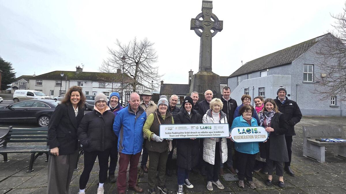 Laois village gets new streetscape scheme 