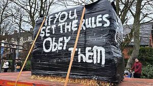 Farmers protest outside Agriculture Minister’s constituency office