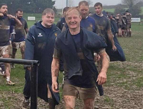 The conditions didn't seem to bother Iain Corrigan too much