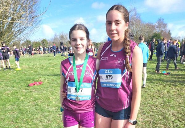 Anabelle and Sinead both represented Heywood CS in Navan