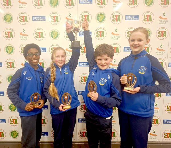 Scoil Phradraig Naofa Athy winners of the 2026 primary Schools Quiz