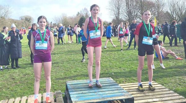 Sinead Fitzpatrick finished in second place at the Leinster Schools Cross Country