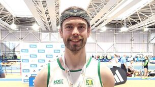 <p>Matthew Rossiter claimed a bronze medal at the National Indoors over the weekend</p>