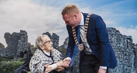Laois woman Breda Fitzpatrick celebrates 100th birthday with Centenarian Award