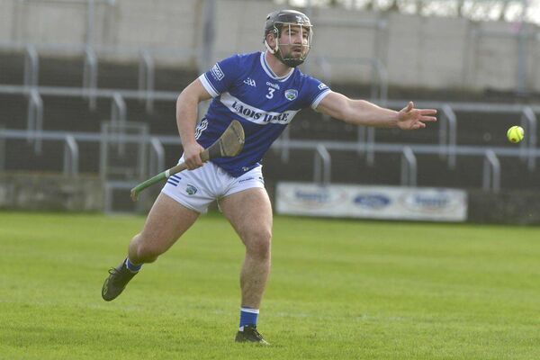 Laois's Lee Cleere gets his pass away against Meath Photo: Denis Byrne Laois's Lee Cleere gets his pass away against Meath Photo: Denis Byrne