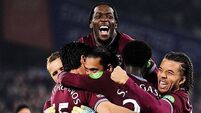 Dango Ouattara fluffs his lines as West Ham edge past Brentford on penalties