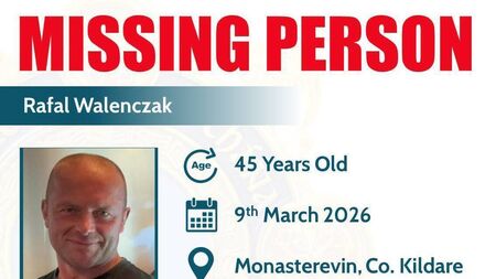Gardaí appeal for help tracing missing Monasterevin man