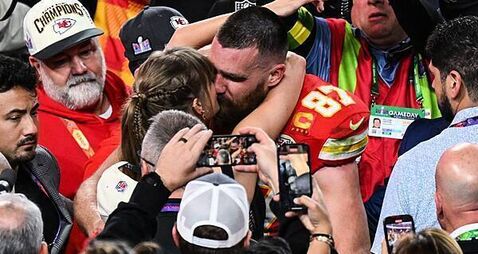 Travis Kelce says fiancee Taylor Swift helped motivate him to re-sign for Chiefs