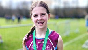<p>Sinead Fitzpatrick claimed a brilliant second place at the All Ireland Schools Cross Country running for Heywood Community School</p>