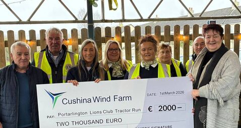 Successful Portarlington tractor run raises money for a local cause