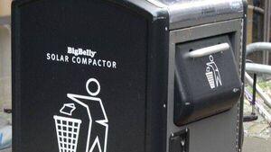 Solar bin for Laois town rubbished