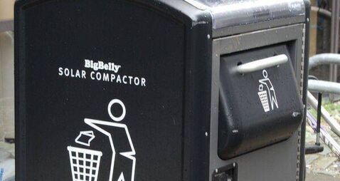 Solar bin for Laois town rubbished