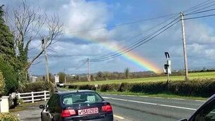 <p>The black Saab that was dubbed 'a pot of gold' by Laois gardaí. Photo: An Garda Síochána Laois Offaly</p> <p>The black Saab that was dubbed 'a pot of gold' by Laois gardaí. Photo: An Garda Síochána Laois Offaly</p>
