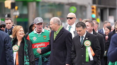 Micheál Martin ‘reassured’ by Irish-US links after Philadelphia visit