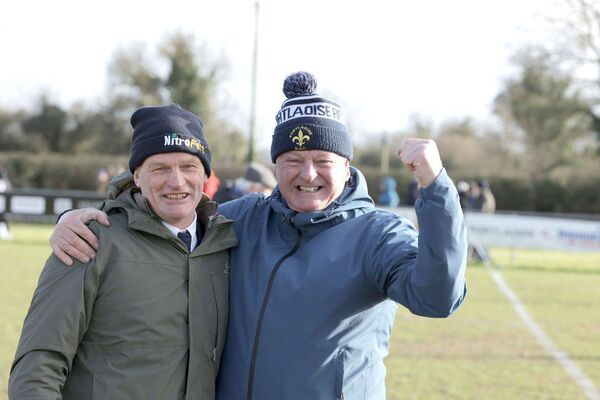 Club President David Kerr and Team Manager Lar Hogan