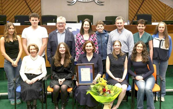 Sue Ramsbottom with her extended family