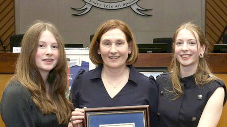 Sue Ramsbottom’s entry to LGFA Hall of Fame honoured by Laois County Council