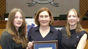 Sue Ramsbottom’s entry to LGFA Hall of Fame honoured by Laois County Council