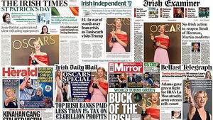 What the papers say: Tuesday's front pages