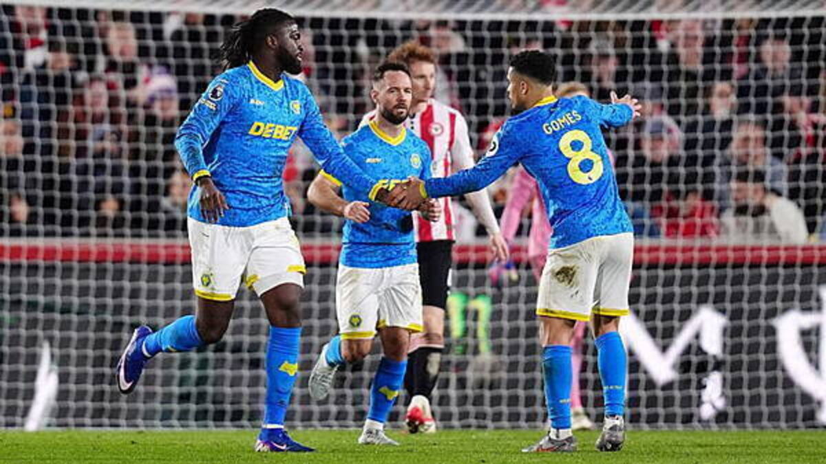 Wolves come from two down to claim point and dent Brentford’s European hopes