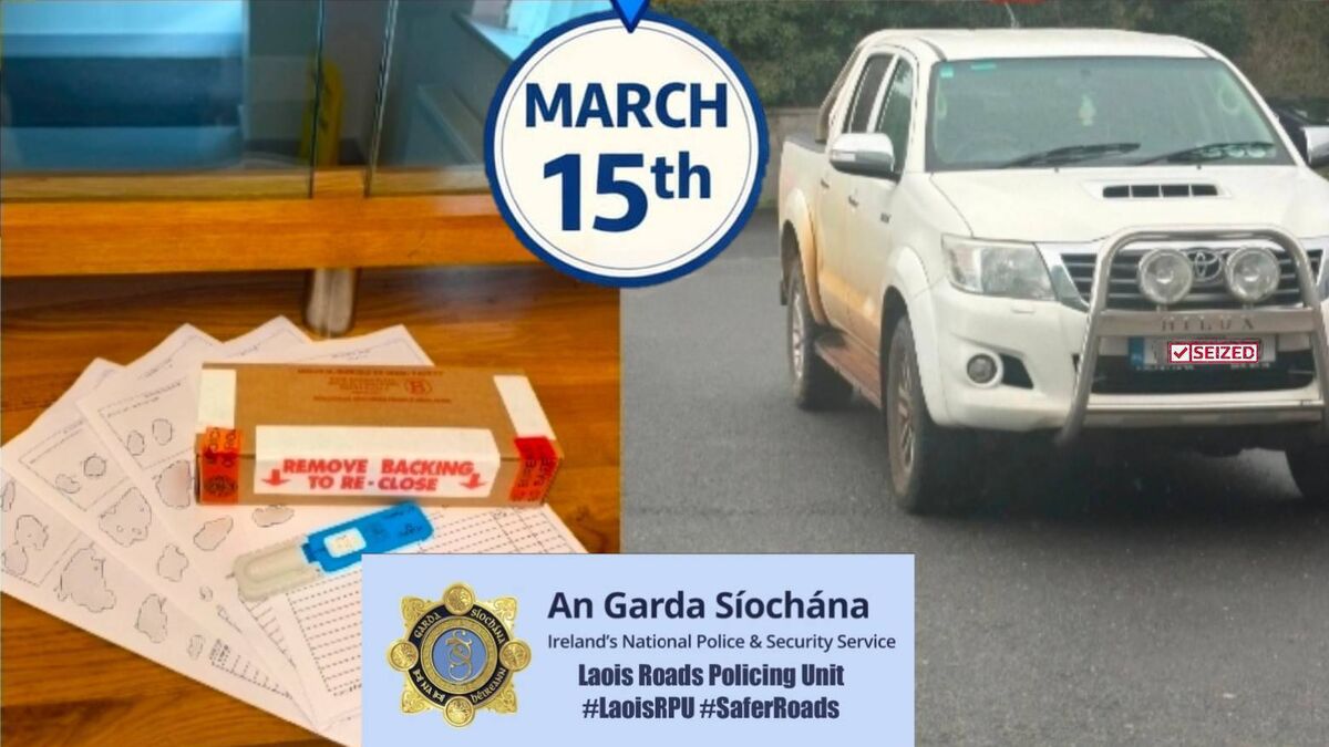 Laois drug driver arrested twice in two months