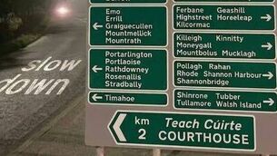 <p>The Laois/Offaly speed reduction campaign launched on 18 March will continue over the summer. Image: An Garda Síochána Laois Offaly</p>