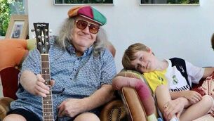 <p>Richie Kavanagh and his grandson CJ</p>