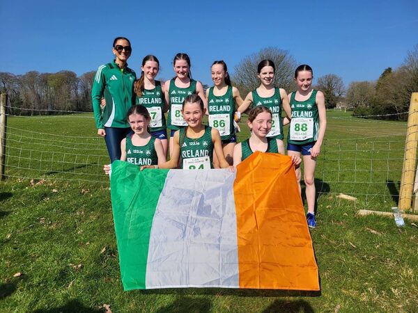 Sinead Fitzpatrick and the rest of the Irish team who competed in Wales.
