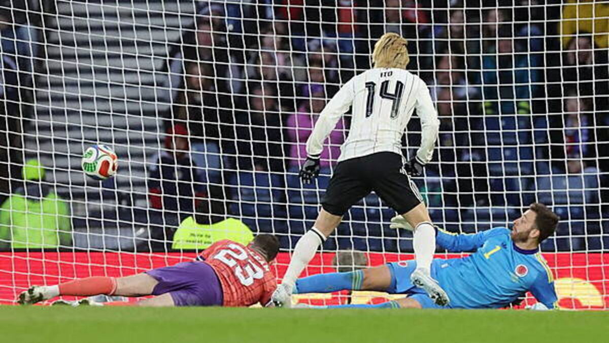 Japan strike late to beat Scotland at Hampden