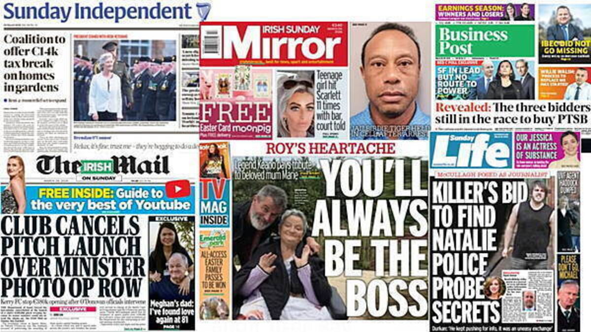 What the papers say: Sunday's front pages