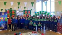 Rosenallis NS hosts thanksgiving after raising €122k for US finals