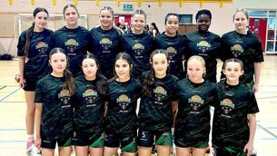 <p>Portlaoise Panthers U/14 Girls who competed in this weekend's All-Ireland Club Championship</p>