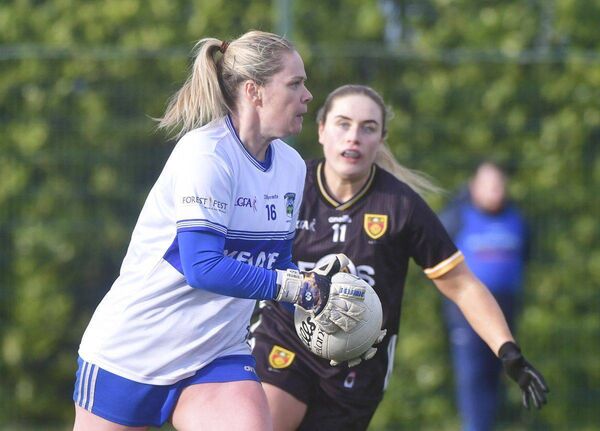 Laois goalkeeper Eimear Barry produced a crucial save at a key moment in the defeat of Louth Photo: Denis Byrne