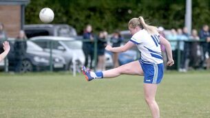 <p>Aoibhe Byron's late, late point secured victory for Laois over league leaders Louth but results elsewhere resulted in Laois being relegated Photo: Denis Byrne</p> <p>Aoibhe Byron's late, late point secured victory for Laois over league leaders Louth but results elsewhere resulted in Laois being relegated Photo: Denis Byrne</p>