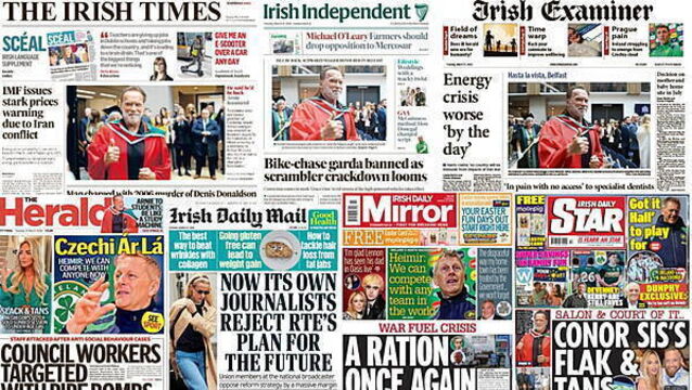 What the papers say: Tuesday's front pages