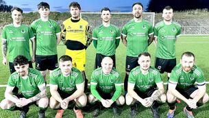 <p>Stradbally Town who advanced to the CCFL Division 3 Cup semi-finals but not before been taken to extra time by Longford Shamrocks</p>