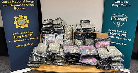 Two men charged over seizure of cannabis worth €1 million in Louth
