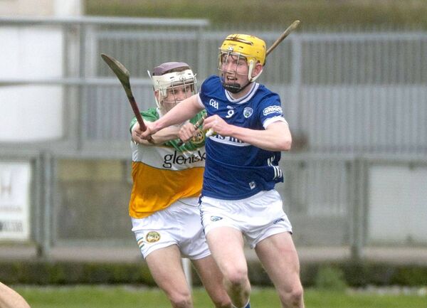 Laois's Donal Deegan gets away from Offaly's Sean Carey in their Leinster U/20 Hurling Championship opening round game at Laois Hire O'Moore Park on Saturday Photo: Denis Byrne Laois's Donal Deegan gets away from Offaly's Sean Carey in their Leinster U/20 Hurling Championship opening round game at Laois Hire O'Moore Park on Saturday Photo: Denis Byrne