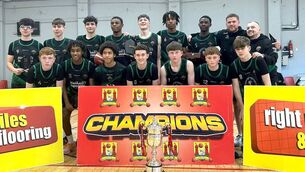<p>Portlaoise Panthers' U/17 side which made history when capturing the Billy Kelly Cup in Cork for the very first time</p> <p>Portlaoise Panthers' U/17 side which made history when capturing the Billy Kelly Cup in Cork for the very first time</p>