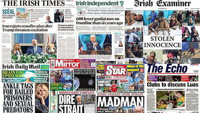 What the papers say: Tuesday's front pages
