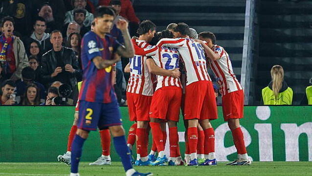 Atletico Madrid stun 10-man Barcelona to take control of Champions League tie