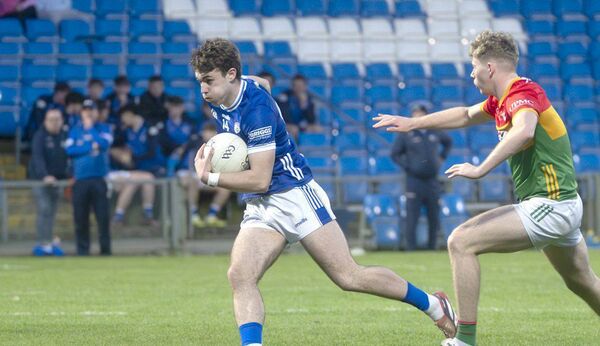 Laois's Ennae Byrne breaking against Carlow on Wednesday night	 Photo: Denis Byrne